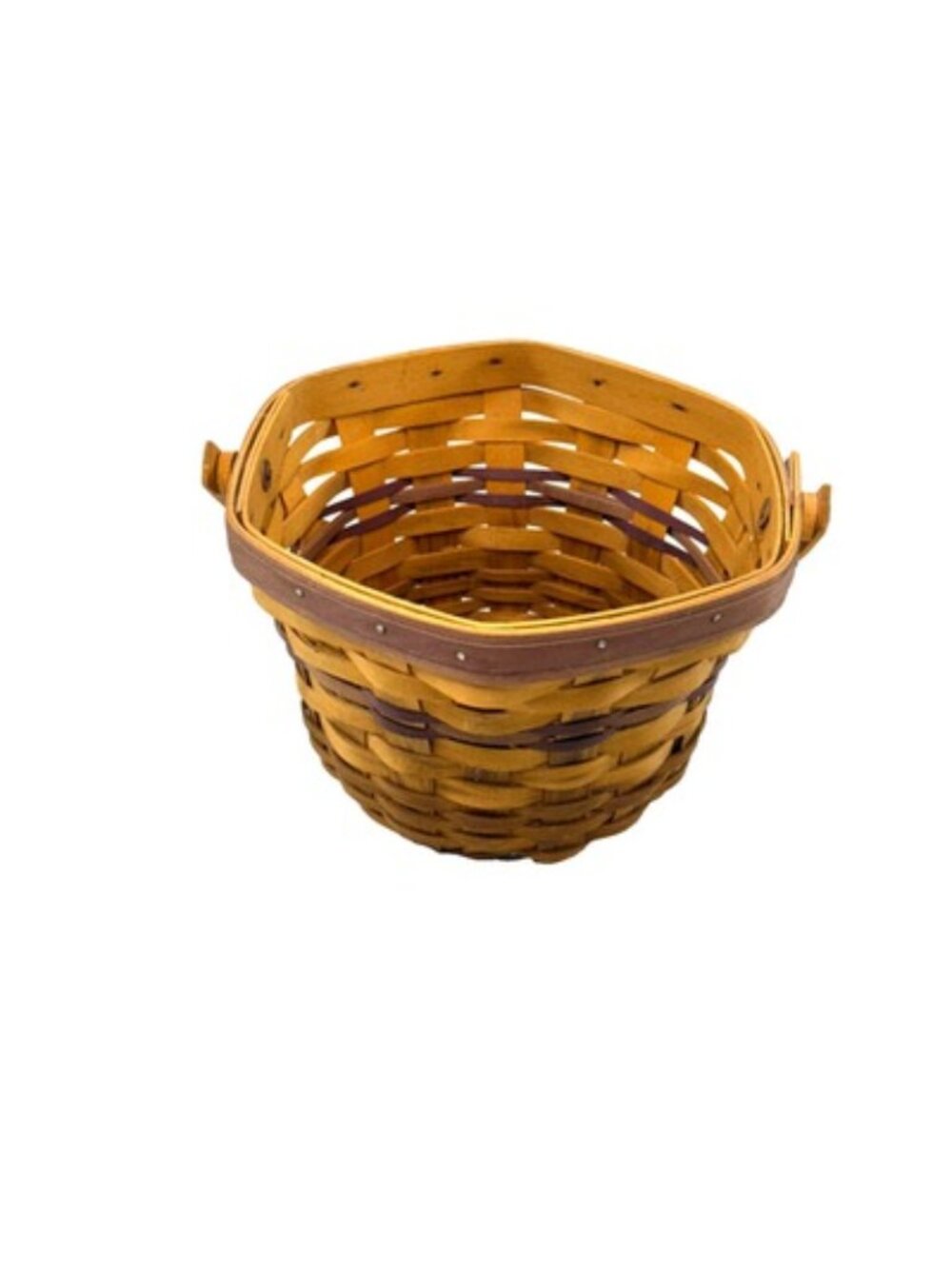 2000 Longaberger May Series Morning Glory Basket Vintage 7.5"L x 7.5"W x 4.75"H